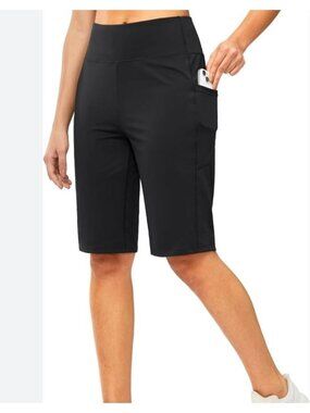 Gradual Womens XXL Bermuda Swim Board Shorts Pockets High Waist Knee-Length